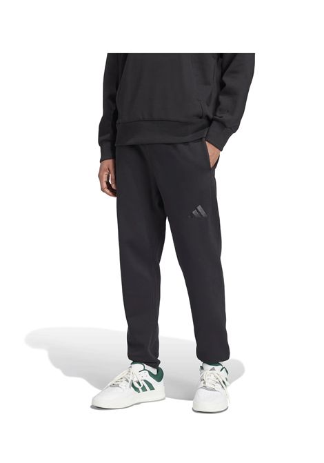 Adidas All SZN Fleece Regular Tapered Pants Black Men ADIDAS CORE | Pants | IX1246-